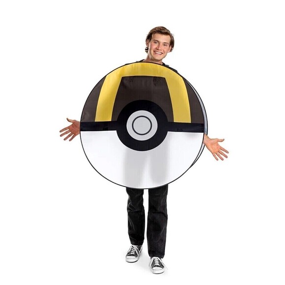 Brand New Pokémon Poke Ball, Ultra Ball 'Pop Out' Child /Adult Costume One size - Picture 3 of 7